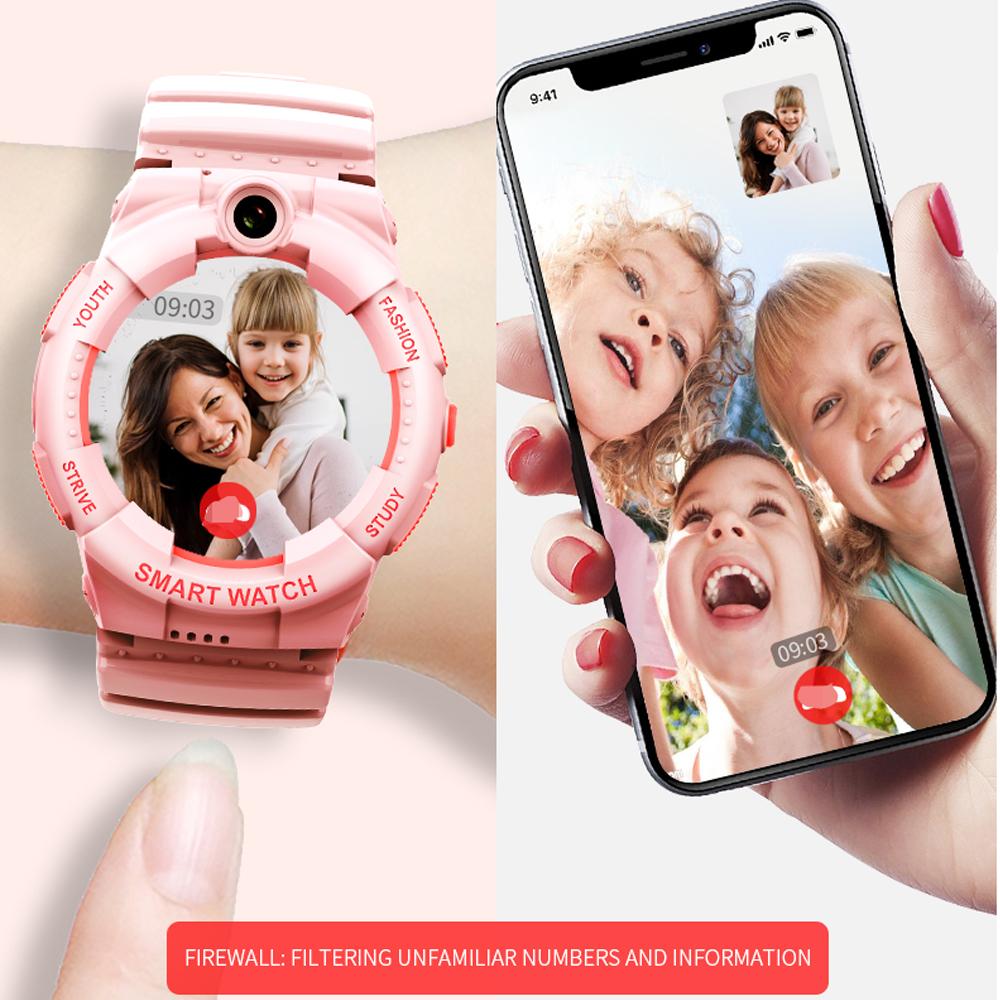 Детские умные часы 4g Lte Hd Po Gps Sos Sim телефон видеозвонок IP67 полный сенсорный экран детские умные часы в подарок для Ios Android