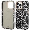 Leopard Print Shockproof PU Leather Magnetic Wireless Charging Phone Case for iPhone 16/15 pro Max Compatible with 15 pro 16 pro