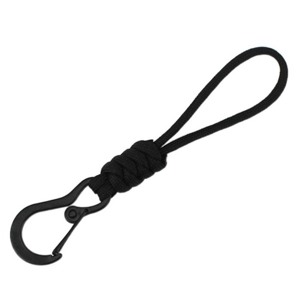 Multifunctional Paracord Lanyard High Strength Parachute Cord Carabiner Paracord Keychain Hiking