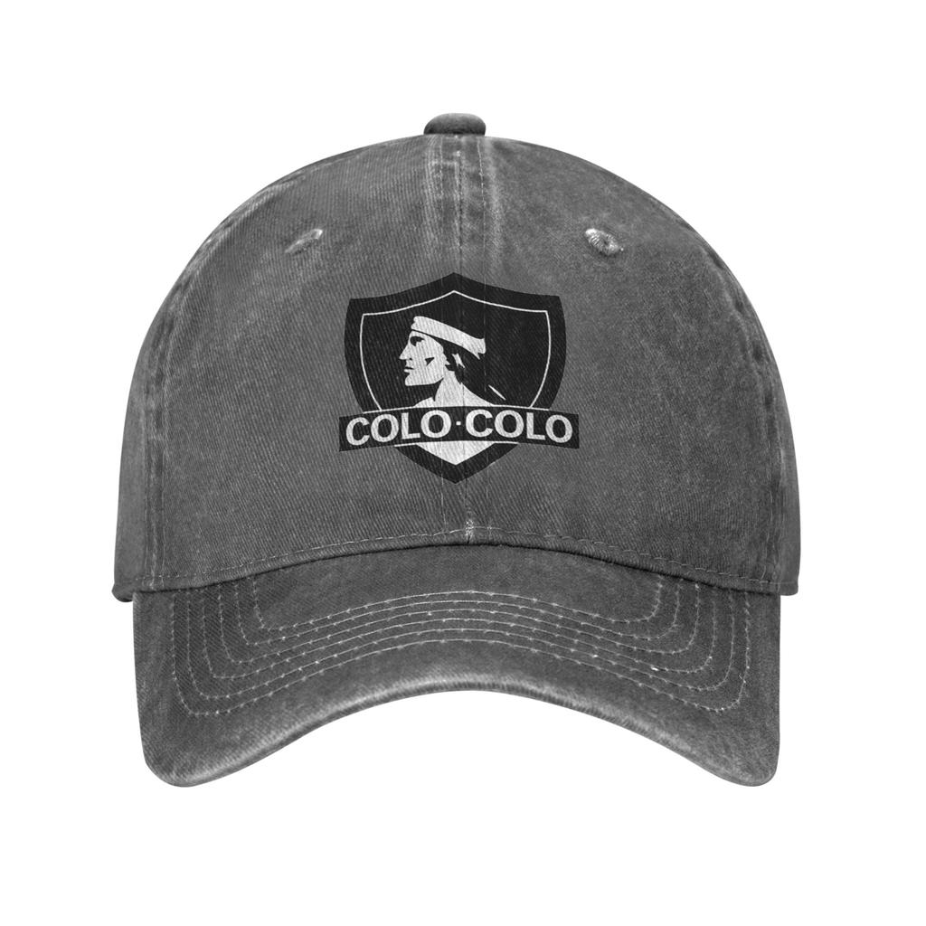 Social Y Deportivo Colo-Colo Denim Fabric Cap Casual Baseball Caps Adjustable Hat Summer Unisex Baseball Hats