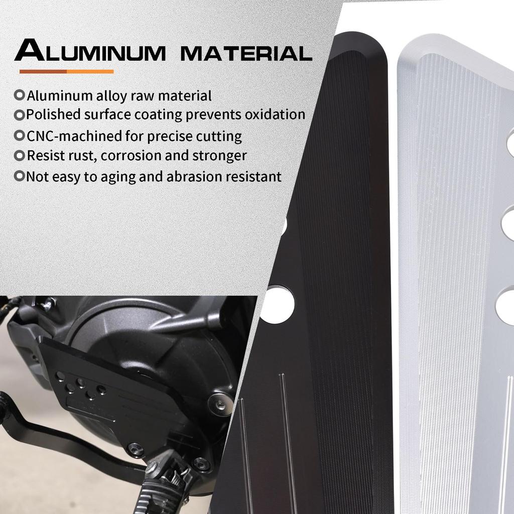 Защита пятки и подножки Midimttop Rebel 1100, Пластина для фиксации на подножке для Honda Rebel CMX 1100/Rebel 1100T (2021-2025) (черный)