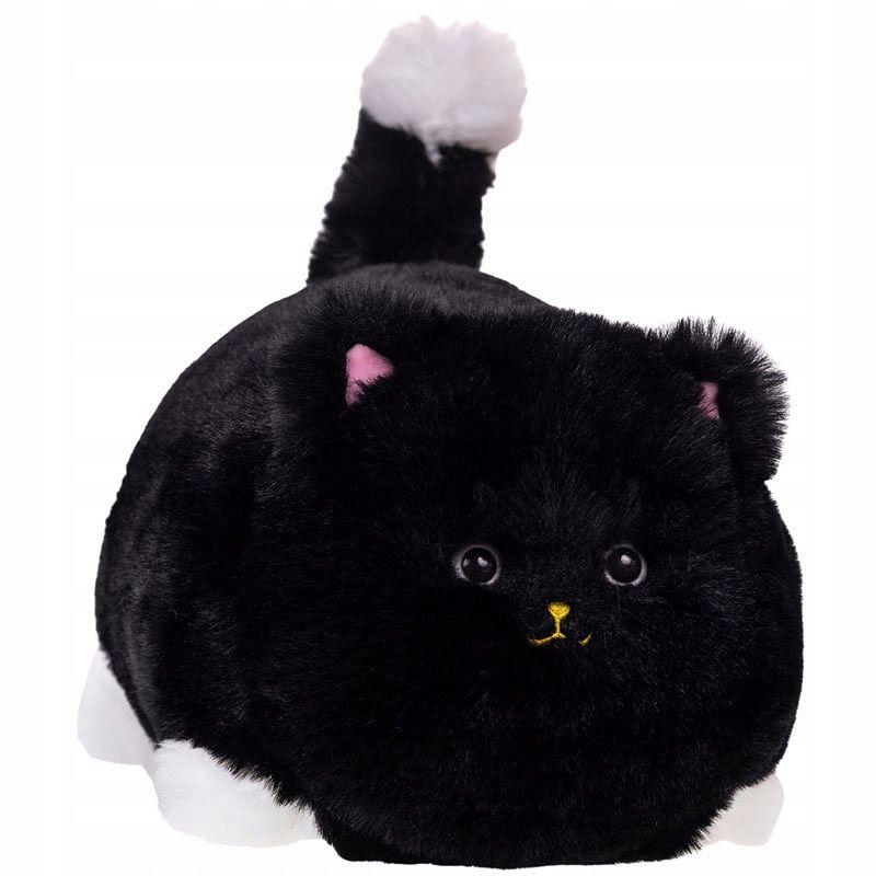 Interactive Black Kitten Mascot HUGGY LUV