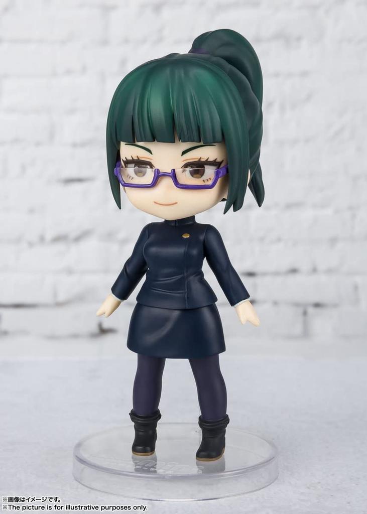 TAMASHII NATIONS Figuarts mini Jujutsu Kaisen Зенин примерно 90 мм ПВХ АБС окрашенная фигурка Маки, и