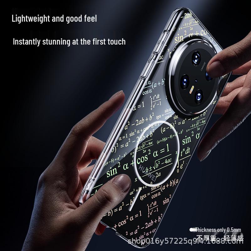 Совместимая прозрачная магнитная защитная серия чехлов для Huawei MATE70PRO