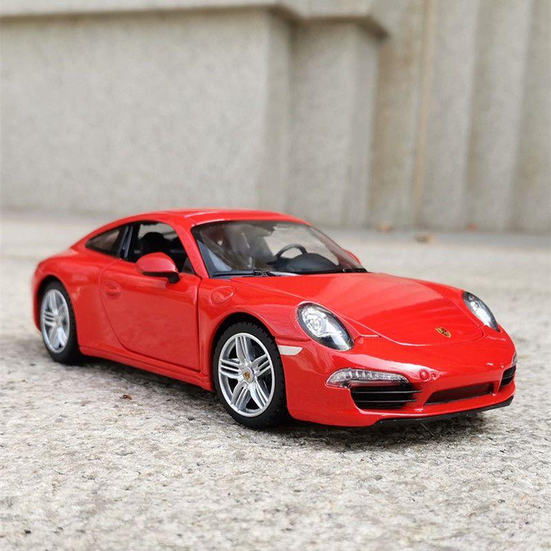 1/24 Porsche 911 Coupe Сплав Спортивный Автомобиль Модель Литье под Давлением и Игрушечные Металлические Транспортные Средства Модель Автомобиля Высокая Симуляция Коллекция Детские Подарки