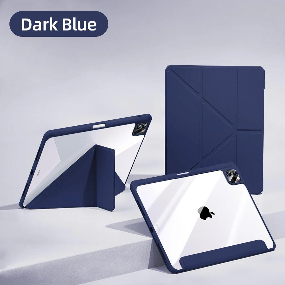 Чехол для iPad Air 11 2025 iPad 10-го Поколения 11-го A16 9-го Поколения iPad Pro11 4 5 10.9in 12.9 M2 M3 M4 Чехол с Держателем для Карандаша
