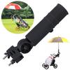 Golf Trolley Umbrella Stand Adjustable Golf Push Cart Umbrella Mounting Attachment for Golf Cart Bike Baby Stroller