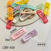 Mini Square Clip 3cm Sweet BB Clip Candy Color Summer Children's Broken Hair Macaron Color Side Clip Hairpin Hair Accessories