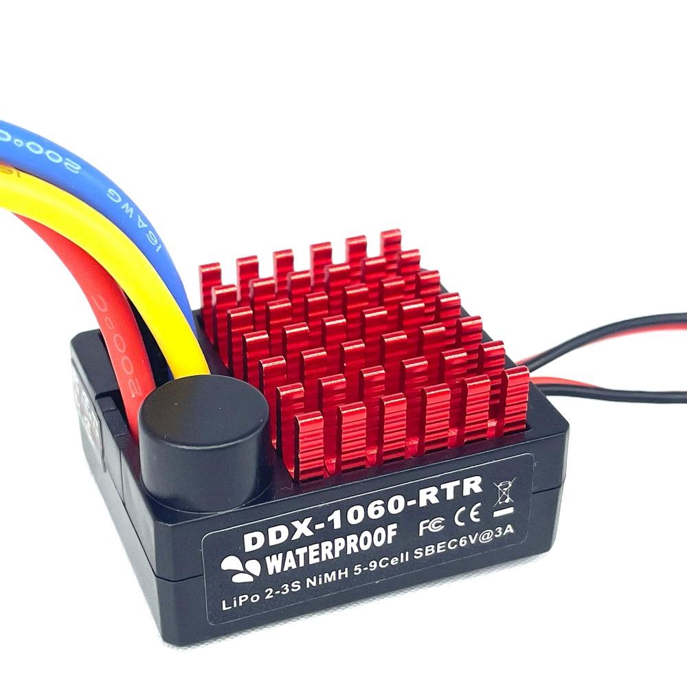 1060 RTR 60A ESC Brushed Motor 2-3S LiPo RC Car Accessories for 1/10 Axial SCX10 TRX4 TRX6 D90 HPI