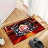 Movie Popcorn Film Projector Clapperboard Print Area Rug Cinema Theme Non‑Slip Rectangular Floor Mat Home Decor Rug for Gaming Room Living Bedroom