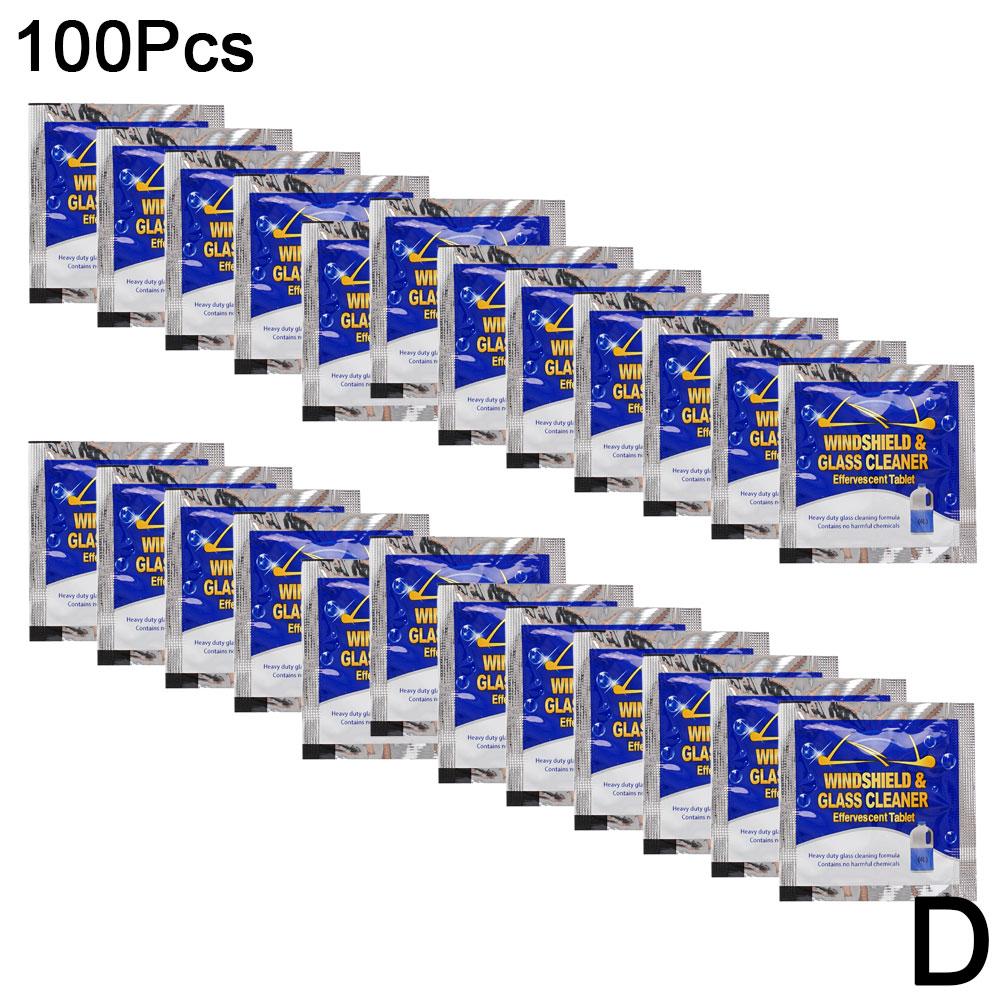 10/20/40/100 шт. Очиститель лобового стекла автомобиля Автомобильная шипучая таблетка Стекло Вода Твердый Очищающий Концентрированные Таблетки Моющее средство