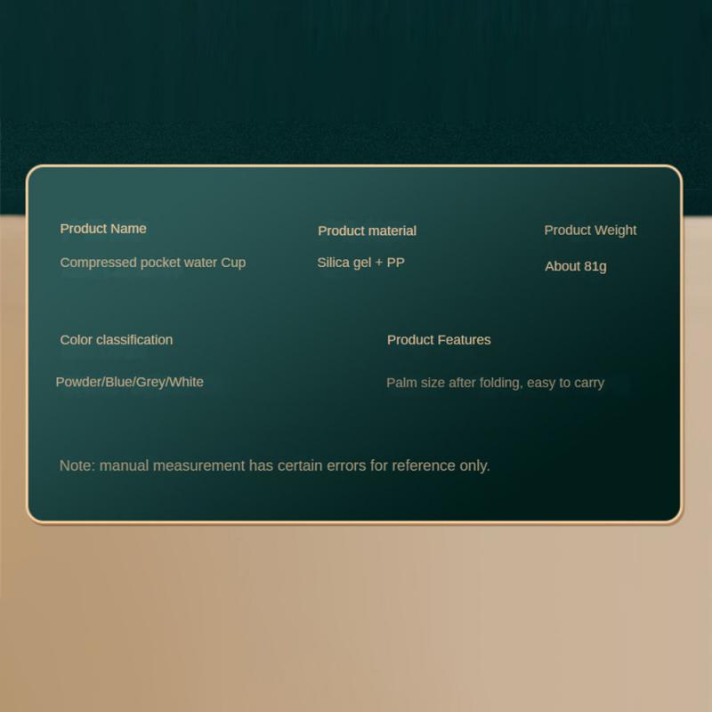 Portable Silicone Cup Foldable Travel Mug Heat Resistant Collapsible Water Cups with Lid Chain for Outdoor Activity Camping Drinking