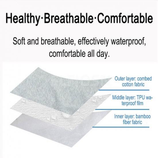 Взрослые непромокаемые тканевые подгузники-штанишки Reble Большие водонепроницаемые защита от протекания мочи