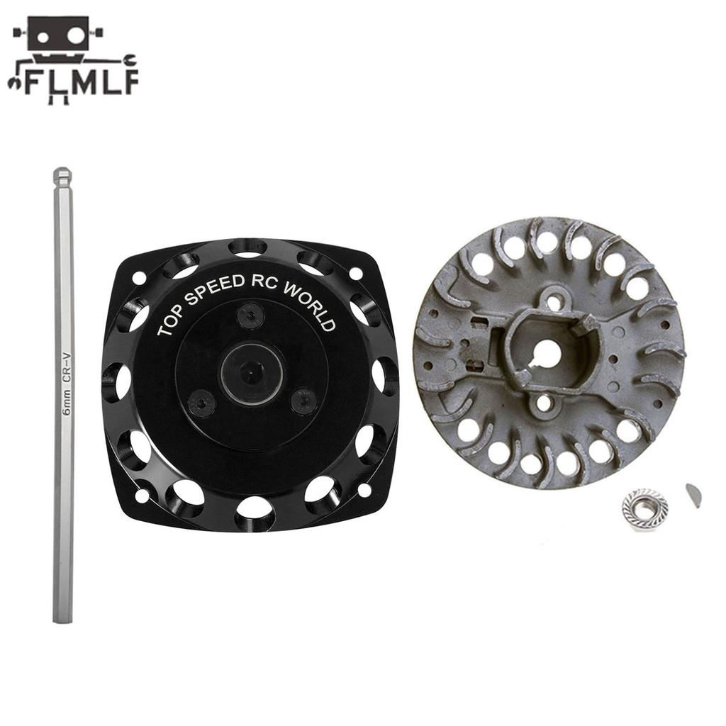 FLMLF 23CC-58CC Engine Metal Roto Starter or Flywheel Kit for 1/5 Rc Car Hpi Rofun Km Rovan Baja Losi FG DBXL GoPed Redcat Parts