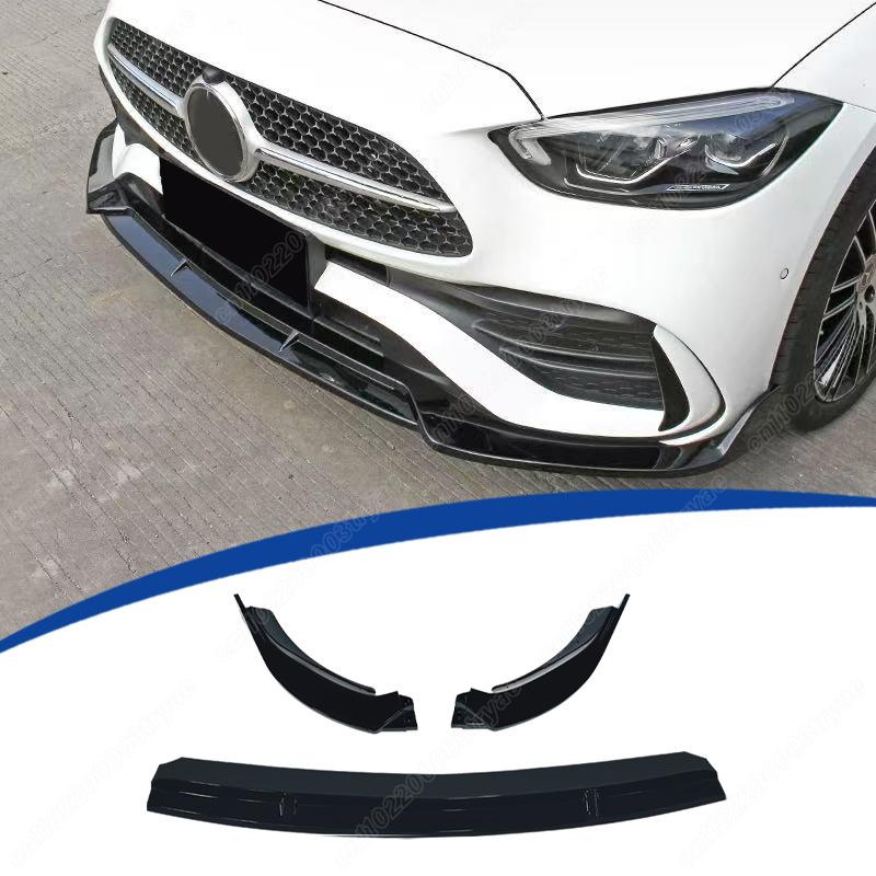 For Mercedes Benz CLA Class C118 W118 X118 AMG 2024 2025 Car Front Bumper Spoiler Lip Protector Splitter Body Modification Kit