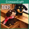 Scarf Dachshund Plush Toy Cute Animal Cartoon Doll Kids Birthday Gift Decoration