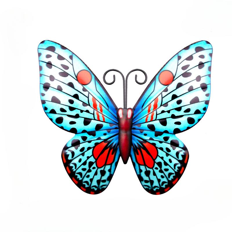 Metal Butterfly Wall Decor Outdoor Fence Wall Art Decoration,hanging Garden Patio Living Room Bedroom Terrace Balcony,gifts for Family and Friends