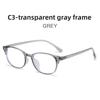 Red Frame Eyeglasses With Blue Light Protection For Oval Face Stylish Men Women