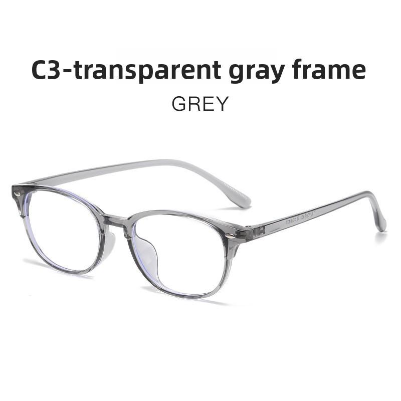 Red Frame Eyeglasses With Blue Light Protection For Oval Face Stylish Men Women