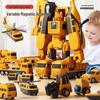 Magnetic Construction Toy Set: Educational Robot & Vehicle Assembly for Kids
