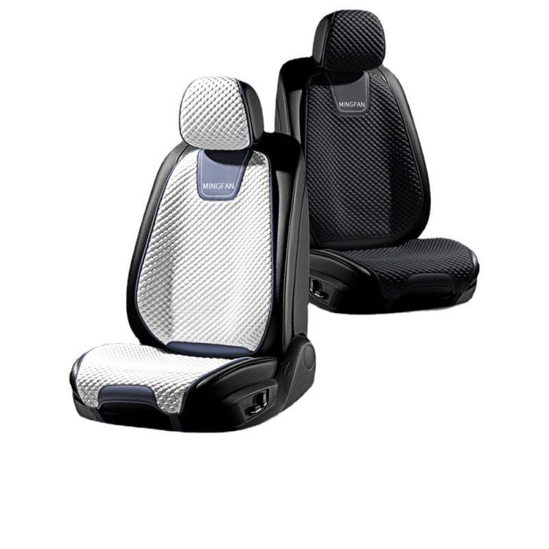 Чехол на сиденье автомобиля из ледяного шелка, Роскошная охлаждающая автоподушка, универсальная защита для автомобильного кресла, моющийся чехол на автомобильное кресло, подходит для четырех сезонов