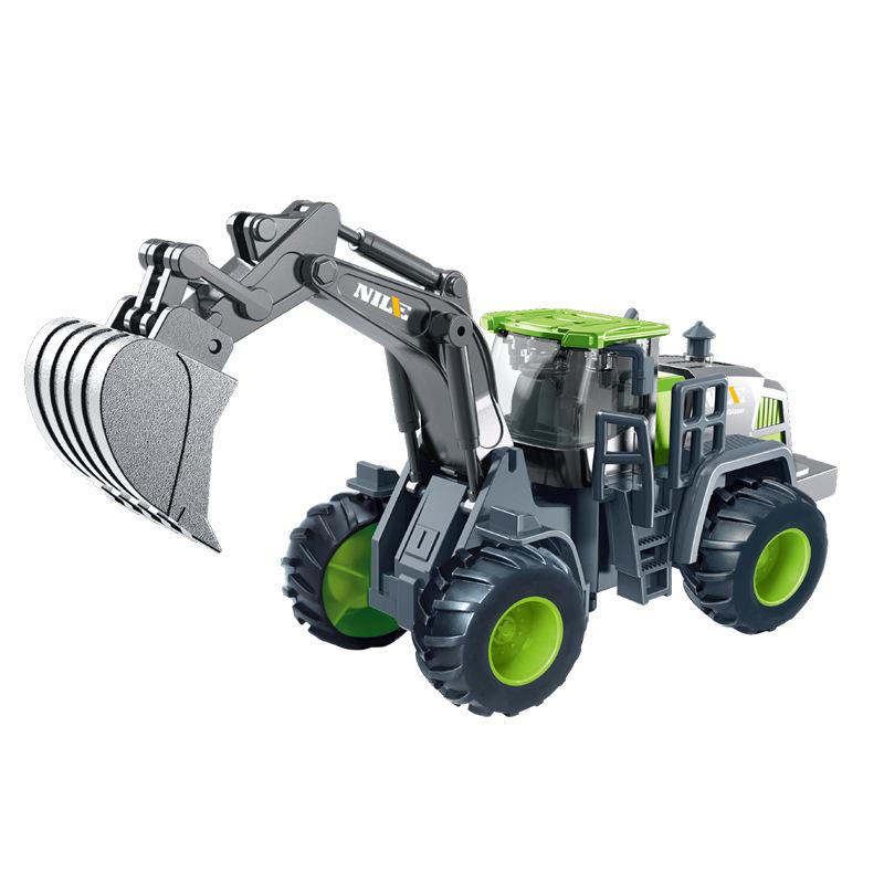 Non-Toxic 1/50 Diecast Engineering Vehicle Excavator Bulldozer Car Model Simulation Alloy Head Dumper Truck Crane Tanker Toys For Kids Children