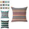 Luxurious Resistant Scatter Waist Throw Pillow Case With Timeless Geometric Design