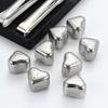 Камни для виски в форме сердца Многоразовые из нержавеющей стали 304 Не разбавляющие Охладители напитков для вина Коктейлей с щипцами Можно мыть в посудомоечной машине Охлаждающие блоки