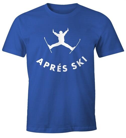 Men's T-Shirt Apres Ski Jump Beer Fun Shirt Moonworks®-