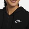 Nike Hooded Zip Up Women S Club Fleece Full Zip Hoodie Dq5472 010 S2306