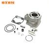 OTOM Motorcycle 47.5mm Cylinder Set 93210-84724/93210-56459/93450-16068 For YAMAHA YZ80 YZ85 Cylinder Block & Piston & Head Base