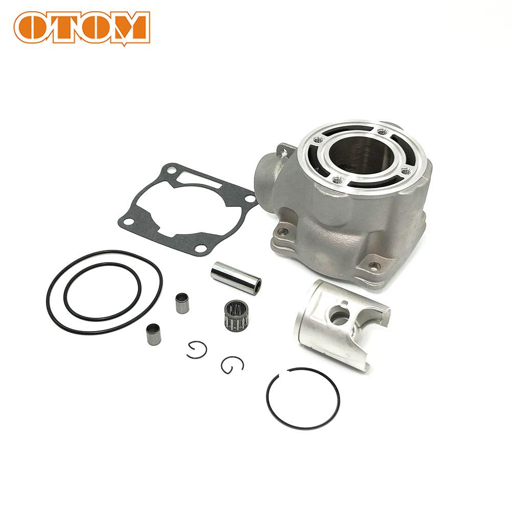 OTOM Motorcycle 47.5mm Cylinder Set 93210-84724/93210-56459/93450-16068 For YAMAHA YZ80 YZ85 Cylinder Block & Piston & Head Base