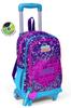 Школьный рюкзак с тремя отделениями Coral High Kids Фиолетовый Синий Розовый Сердца с рисунком 23940