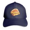 Grilled Cheese Sandwich Baseball Cap Breathable Mesh Back Adjustable Buckle Closure Moisture Wicking Quick Dry
