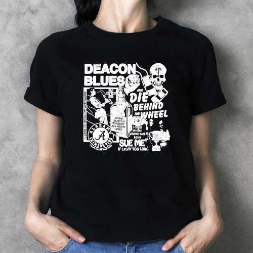 Унисекс Футболка Deacon Blues And Die Behind The Wheel