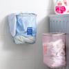 Foldable Laundry Baskets Mesh Bathroom Dirty Clothing Storage Bag Home Large Capacity Wall Mounted Underwear Organization Bags