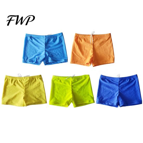 Easy Care Swimwear Kids Swimming Trunks Adjustable Waistband Stain-Resistant Soft Skin-friendly Swim Shorts Breathable Quick-Drying Fabric Comfortable