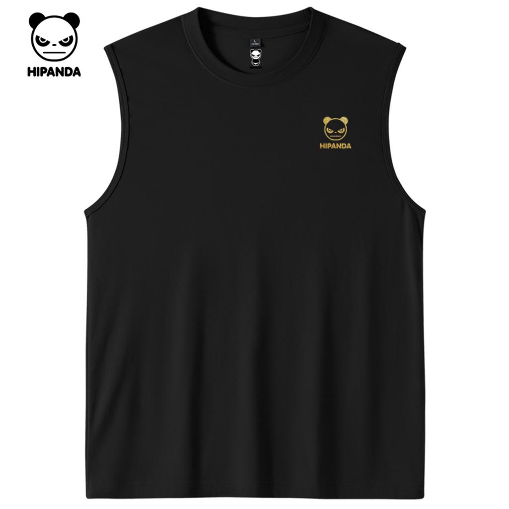 Hello Hipanda, Panda daily basic versatile silhouette American cool ice silk vest