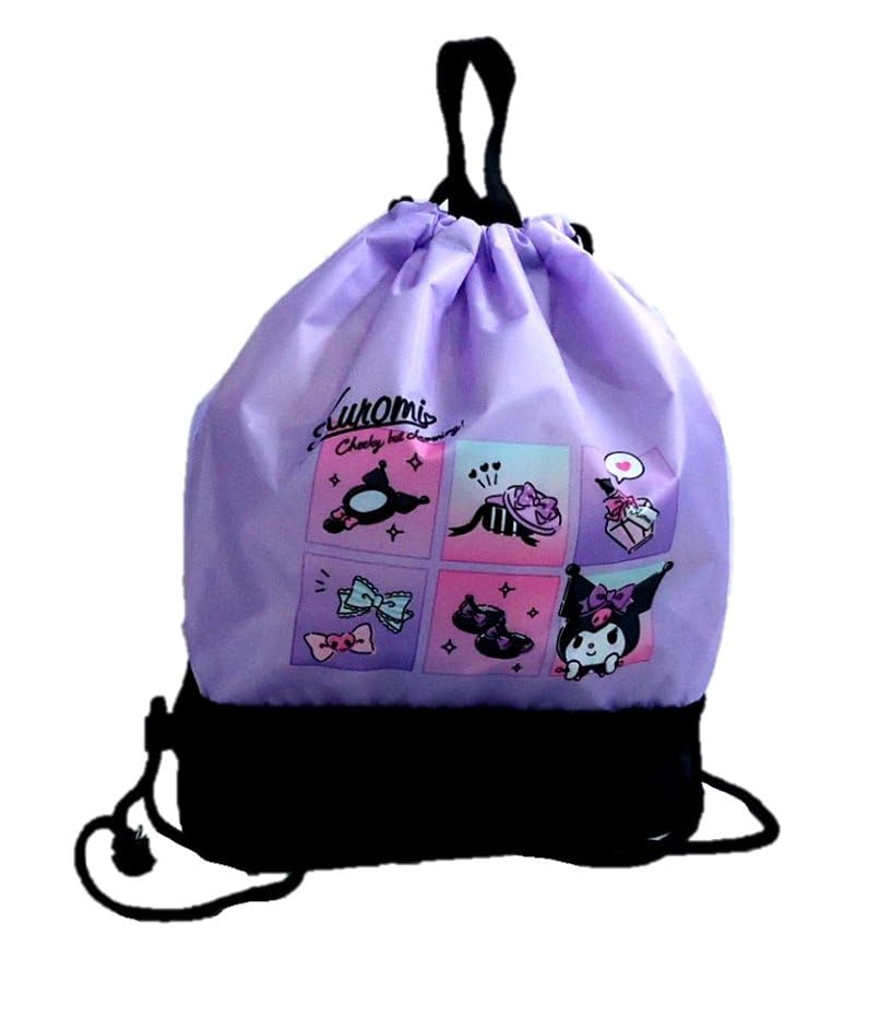 Knapsack Kids Purple [Kuromi] 2-layer