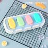 Новая форма для мороженого, формы для эскимо (сиамские) с крышкой, DIY, домашняя форма для ледяных палочек, мультяшная, милая, силиконовая, для шоколада, инструменты