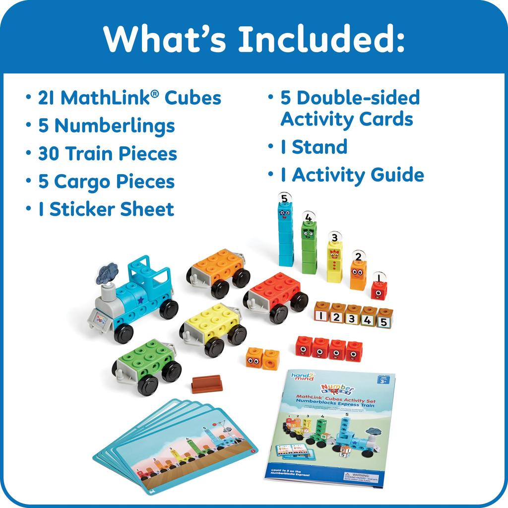 Numberblocks Math Link Cube Activity Set Numberblocks Express Train Kazuasobi Educational Toy 96094 Genuine Product