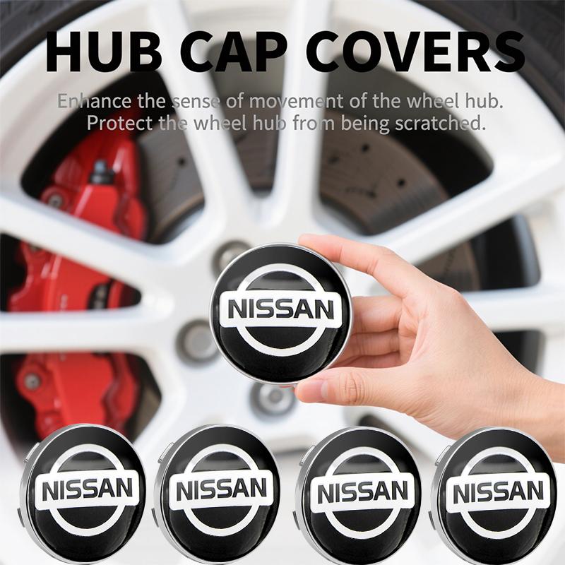4pcs Car Wheel Center Caps Tyre Rim Hub cap Cover Car Accessories For Nissan X-Trail T32 T31 Qashqai Tiida Teana Car Styling