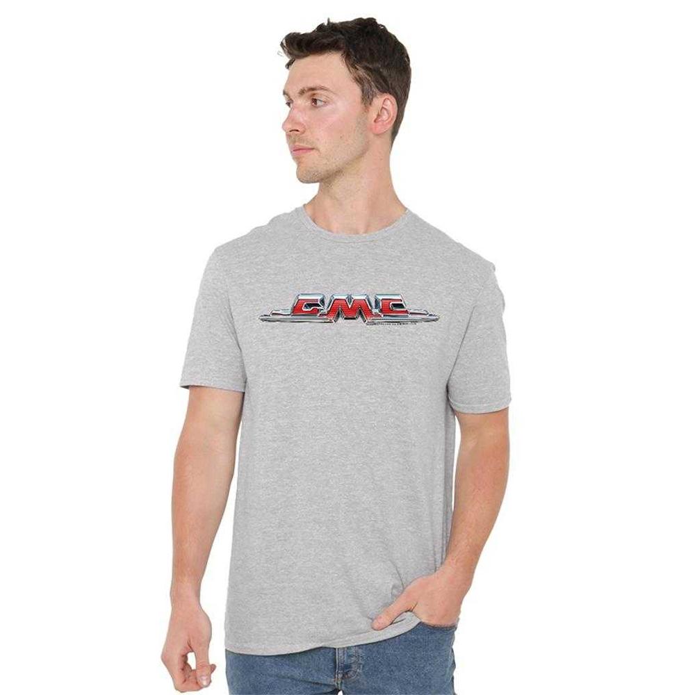 GMC Unisex Adult Chrome Logo T-Shirt