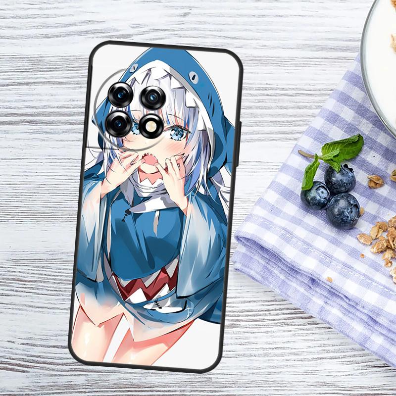 Anime Hololive Gawr Gura Case For OnePlus Nord 5 CE 3 4 Lite N20 N30 OnePlus 15 13 10 11 12 13T 13R 12R 10R 15R Cover