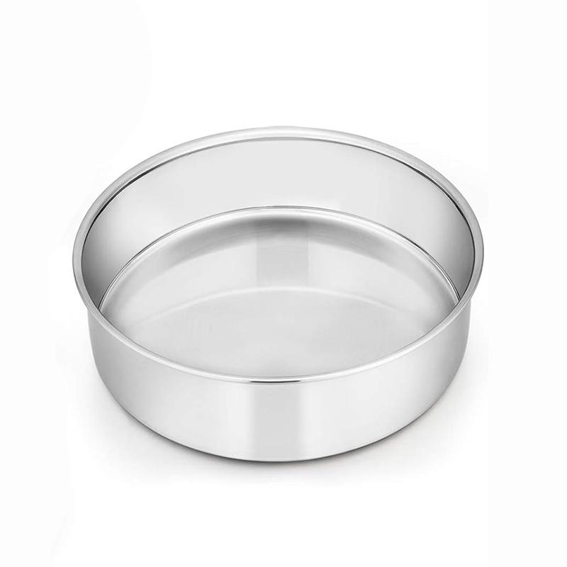 1/3Pcs Stainless Steel Cake Baking Pans Tins, 6 Inch Round Cake Pan, Bakeware for Birthday Wedding Party