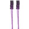 12Pcs Wig Clip-in Metallic Extensions Deep Purple Glitter Lightweight 20 Inch Long Wig Easy Attach Hair Extensions