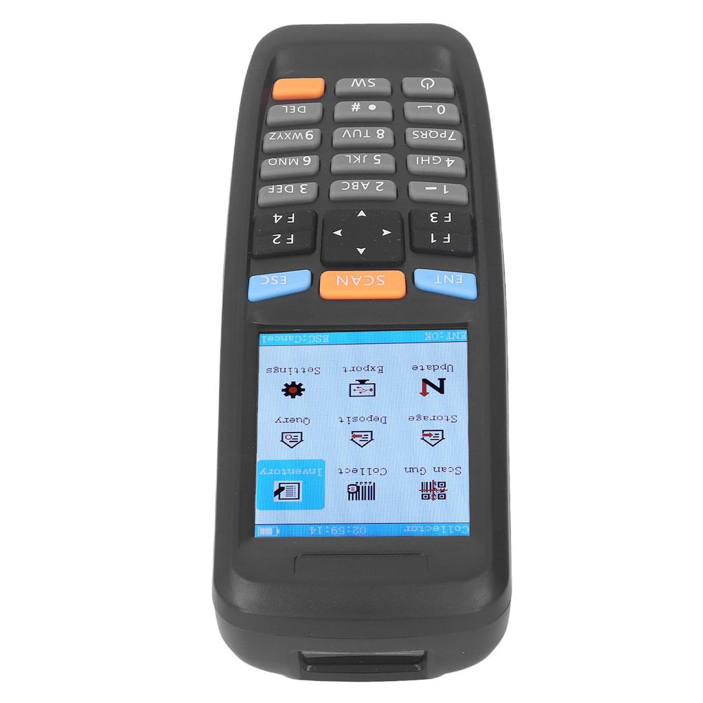 Беспроводной сканер штрих-кода 2,4 ГГц Портативный 2,8-дюймовый цветной экран 2D считыватель штрих-кода