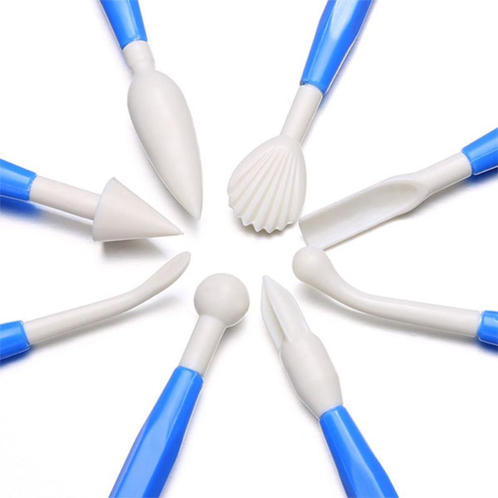 8 шт., набор для скульптуры из пластиковой глины, восковая резьба, керамические инструменты, формирователь скульптуры, полимерное моделирование, ремесленные глиняные инструменты