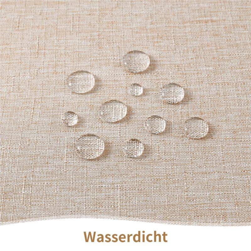 Прямоугольные льняные скатерти Homaxy Restuarant, водонепроницаемые скатерти из ткани, которые можно протирать, кухонные обеденные грязеотталкивающие покрытия для стола