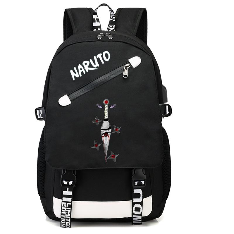 Рюкзак «Наруто» в стиле аниме, холст, сумка для книг, сумка для книг для мальчиков и девочек-подростков, сумка для книг в школу, детские подарки для мужчин и женщин, дорожная сумка для отдыха, рюкзак